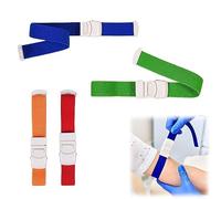 Garrots Médicaux, Garrot Tourniquet, Garrot Infirmier, Garrot Médical, 4 Pièces Garrot à Libération Rapide Et Lente pour Médecins, Infirmières, Étudiants Et Ambulance, Rouge/Orange/Bleu/Vert