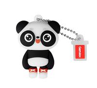 GARRULAX Clé USB 16 Go étanche en silicone USB 2.0 haute vitesse USB 2.0 avec stylo, stockage de la date, disque U (Panda)