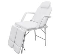 GAR'S Fauteuil de podologie blanc crème inclinable et pliant(2593)