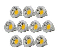 Garselis Ampoule LED MR16/GU5.3 COB Lampe Bulb, 3W / 210lm, DC 12V, Blanc Chaud 2700K, Équivalent à Ampoule Halogène 20W, ø50x52, 90° Angle de faisceau - Lot de 10