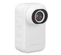 Garsent 1080p Mini Caméra Corporelle, Catégorie du Corps d'action Portable, Carrosserie de Taille du Pouce Caméra Usée, Monture de Caméscope Portable n'importe où pour la sécurité, Le (White)