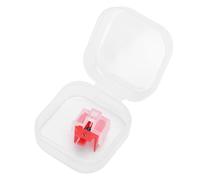 Garsent Aiguille de Remplacement pour ne-disque ATN91R, Cartouche Magnétique Mobile Conique de 0,6 Mil, Aiguille pour Platine Vinyle AT PL300, Rouge Vif, Coque ABS en Alliage d'aluminium