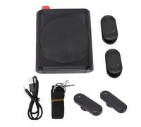 Garsent Amplificateur Vocal sans Fil avec 2 Micros Lavalier, Système de Sonorisation Portable Bluetooth pour l'enseignement en mplificateur de Casque Rechargeable pour (Black)