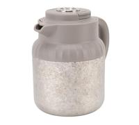 Garsent Bouilloire électrique, Théière de 1100 Ml en Acier Inoxydable avec Infuseur de thé, Bouilloire à thé Mécanique Multifonctionnelle avec Indicateur de Température Mécanique pour