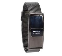 Garsent Bracelet Intelligent, Tracker d'activité, étanche IPX8, Bande de Suivi d'activité avec Modes Multisports, Alerte D'appel, Application, Bracelet de santé Intelligent pour Hommes (Black)