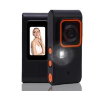 Garsent Caméra Numérique, 1080p Digital Retro CCD Camera, AF Autofocus, Caméra Vlog de Voyage Portable avec 8 Filtres Innovants, Petite de Prise de Vue de Points pour Les (Black)