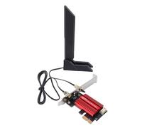Garsent Carte Wi FI 7 PCIe, Adaptateur Réseau Fil Tri-Bande pour PC avec 5.4, 6G 5G 2.4G, Antenne 12 DBi, Prise en Charge 10 11, Cartes Mères
