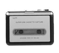 Garsent Cassette vers Enregistreur sur Cassette PC, Cassette Portable Lecteur de CD MP3 à Convertisseur de Capture USB