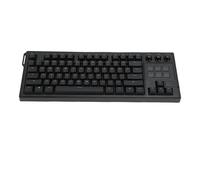 Garsent Clavier de Jeu Filaire, Clavier Mécanique, 75% 78 Touches Swap Hot Swap Keyboard Mécanique avec 6 Touches Programmables LCD, rétro-éclairé du Commutateur Rouge pour Le (Black)