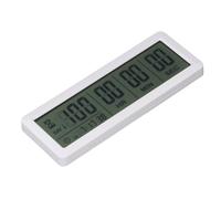 Garsent Compte à Rebours Numérique 999 Jours, Compte à Rebours pour Vacances, Retraite, Mariage, Grand écran, à avec Support et Aimant (White)