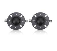 Garsent Diaphragme du Tweeter, Diaphragme de Corne de Remplacement de Haut-Parleur Audio, 2pcs 25,5 Mm Diaphragme de Remplacement, Tweeter Vocation en Haut-Parleur de Bobine de