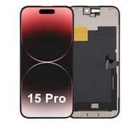 Garsent Écran TFT pour iOS 15 Pro, écran LCD OLED 15 Pro Numériseur de Remplacement pour iOS 15 Pro A2848 A3101 A3102 A3104, 6,1 Pouces, Réponse Rapide, Anti-Rayures