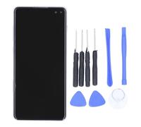 Garsent Écran TFT pour S10 Plus, Remplacement D'écran avec Kit de Cadre pour S10+ G975f G975u G975w, Assemblage de Numériseur D'écran Tactile LCD, 6,4 Pouces, sans Fonction (Or