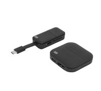 Garsent Émetteur et Récepteur HDMI sans Fil, Kit D'extension HD sans Fil 1080p, Fiche et Lecture, Prend en Charge la Gamme de 50 M, émetteur et Récepteur HDMI Portables pour Le PC de