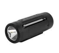 Garsent Enceinte Portable sans Fil avec Lampe Torche Bluetooth Multifonctionnelle 4000 MAh, étanche IPX5, Résistante aux Chocs, Idéale pour Le vélo. (Black)