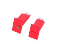Garsent Ensemble d'ailes Latérales d'hélicoptère RC, Pièces de Rechange pour Série C186, Installation Légère et Facile, Panneaux Latéraux de Protection Adaptés avec Précision (Rouge)