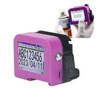 Garsent Imprimante à Jet d'encre Portable, écran Tactile LED, Séchage Rapide, sans Cartouche, Codeur à Jet d'encre, Imprimante Portable pour Codes-Barres, Numéro de Lot, Code, Date