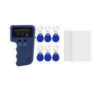 Garsent Lecteur de Carte Portatif 125KHz RFID Lecteur Écriture Copieur Duplicateur Copieur + 6pcs Écrite T5577 Cartes-Clés, pour 125Khz EM4100 / EM410X ID/Etiquette
