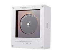 Garsent Lecteur de Musique NFC, Ensemble de Tourne-disques, Aimant Magnétique pour Réfrigérateur de 256 Go avec Veilleuse Ambiante, Mini Tourne-Disque Rechargeable sans Fil pour Bureau ou Maison,