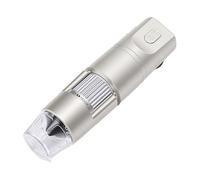 Garsent Microscope Numérique USB, Grossissement 1600x Portable, 1080P HD 8 Lumières LED, Microscope Wi-FI Portable, Compatible avec Android pour Appareils OS X, Caméra Loupe