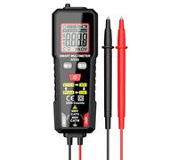 Garsent Multimètre Numérique, Voltmètre Intelligent, 2000 Points, Plage Automatique avec Détection NCV, Lampe de Poche LED, True RMS, Alarme Sonore et Visuelle, Arrêt Automatique, pour la continuité