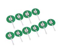 Garsent Palettes de Vote en Classe 10 Pièces Vert Rouge Double Face Signes d'interaction Enseignant-élève Palettes d'enchères pour Jeux de Groupe Activités de Consolidation 'équipe