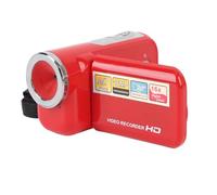 Garsent Petite Caméra Vidéo Numérique DV, Enregistreur Vidéo 16 MP, Caméscopes Zoom 16x avec écran Couleur TFT 2 Pouces, Prend en Charge jusqu'à 128 Go, Anti-Chute (64GB)