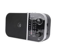 Garsent Portable AM FM SW Radio à Ondes Courtes, Conception de Transistor Rétro avec Haut-Parleur 2W, Batterie Fonctionnelle à Domicile, Survie en Plein Air et d'urgence (Plug UE 220V)