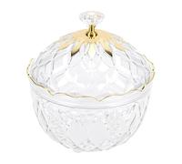 Garsent Pot à Bonbons Transparent, Conteneur de Collation Multifonctionnel pour la Maison, Boîte de Stockage de Fruits Secs avec Bouche Large, Accès Facile