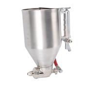 Garsent Pulvérisateur de Mortier de Ciment, Pistolet de Pulvérisation à Trémie d'air de Grande capacité en Acier Inoxydable pour Peinture Murale Extérieure