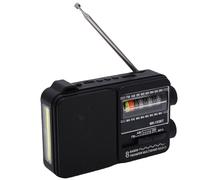 Garsent Radio AM FM SW Portable, Radio Vintage Bluetooth à Ondes Courtes avec USB Rechargeable, Carte TF, Lecteur USB, Lampe de Poche, D'alarme pour Le Camping des Personnes âgées