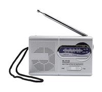 Garsent Radio FM, Mini Radio AM/FM de Poche avec Enceinte Radio Numérique Multifonction Portable Rechargeable pour Intérieur, Extérieur.