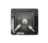 Garsent Remplacement de Lanterneau RV 18x18in, Anti Impact Étanche Dôme,