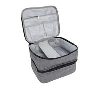 Garsent Sac de Vernis à Ongles, Kit de Vernis à Ongles Gel Double Couche, Peut Contenir 30 Bouteilles (15 Ml 0,5 fl.oz), Organisateur D'ongles Portable et Rangement pour Fournitures