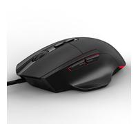 Garsent Souris de Jeu Filaire, 7 Boutons Programmables RVB 4 Couleurs, Lumière Respiratoire, Conception Ergonomique, Anti-Traces de Doigts et Anti-Transpiration pour Ordinateurs et