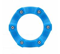Garsent Support de Bowling Universel avec Rouleau à Roulement, Support de Nettoyage Rotatif à 360 Degrés pour Le Nettoyage et Le Polissage des Boules, Base Antidérapante Portable pour Les Types de