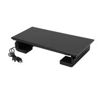 Garsent Support D'ordinateur, Support de Moniteur avec Hub USB 4 Ports, Support D'étagère de Bureau Antidérapant pour écrans D'ordinateur, Ordinateurs Portables, Imprimantes, Pesant