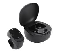 Garsent Télécommande à Anneau de Défilement, Télécommande Bluetooth sans Fil du Bout des Doigts avec écran Tactile, Tourne-Page de Défilement, Obturateur à Distance D'appareil Photo pour (Black)