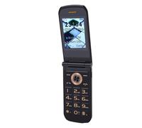 Garsent Téléphone à Clapet 4G pour Personnes âgées, Téléphone Portable à Gros Boutons avec écran de 2,4 Pouces, Haut-Parleur, Batterie 4800 MAh, Double SIM, Double Veille, Mobile à Rabat (Black)