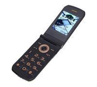Garsent Téléphone à Clapet 4G pour Personnes âgées, Téléphone Portable à Gros Boutons avec écran de 2,4 Pouces, Haut-Parleur, Batterie 4800 MAh, Double SIM, Double Veille, Mobile à Rabat (Gold)