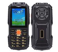 Garsent Téléphone Portable Robuste avec Batterie de 16 800 MAh - Téléphone Portable à Gros Boutons pour Personnes âgées, 4G débloqué Double SIM, d'urgence SOS, étanche IP68, (Black)