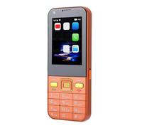 Garsent Téléphone Senior débloqué 4G, écran Tactile de 2,8 Pouces, 2 Go 16 Go, Téléphone débloqué 4G LTE Double SIM Double Veille, Prise en Charge Téléphonique WiFi Bluetooth 5.0 pour (Orange)