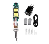 Garsent Transducteur de Découpe à Ultrasons, Remplacement 30 W 40 KHz avec Module Pilote pour Impression 3D, Plastique, Bois et Résine, Comprend 15 Lames Remplaçables (Prise UE)