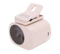 Garsent Ventilateur Portatif, Rechargeable par USB, Rotatif à 360 Degrés avec 199 Vitesses de Vent Réglables et Affichage LED, pour Voyage, Maison, Utilisation en Extérieur
