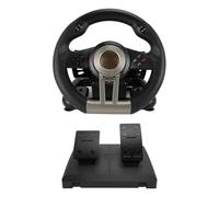 Garsent Volant et Pédale de Course PC avec Réglage Intelligent des Vibrations, Conception de Changement de Vitesse Manuel, Large compatibilité de Jeu, pour, pour
