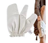 Garshana Gants en soie brute | exfoliant Garshana pour le corps | Brosse ayurvédique à sec pour le corps, gants de | de massage ayurvédique pour la désintoxication