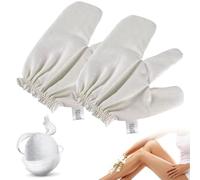 Garshana, Garshana Gloves Raw Silk Massage Gloves Ayurvedic Massage, Reusable And Gentle On Skin, Suitable For Bathing (2PCS)