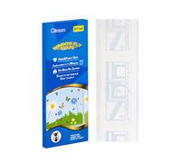 Garsum Lot de 60 pièges adhésifs pour fenêtre d'intérieur - Papier transparent - Attrape-insectes - Bandes adhésives pour tuer les moucherons - Pour la maison