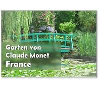 Garten Von Claude Monet in Giverny, Design 2, Aimant de réfrigérateur