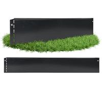 GartenAZ 15 pièce Bordure de Jardin & pelouse en métal - 5506 - en tôle d'acier galvanisé à Chaud, Anthracite - 103 x 20 cm, Longueur d'utilisation 15,0 m - avec Technique d'assemblage brevetée